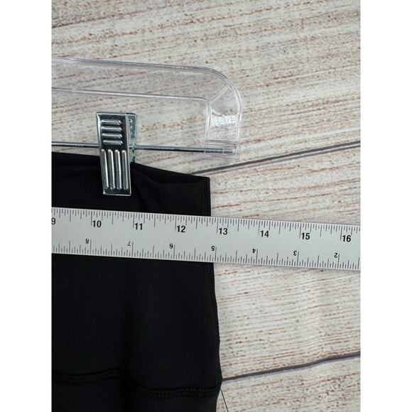 Yogalicious Tech Elastic Free High Waist Side Pocket 7/8 Legging Women's L Black - Picture 10 of 11